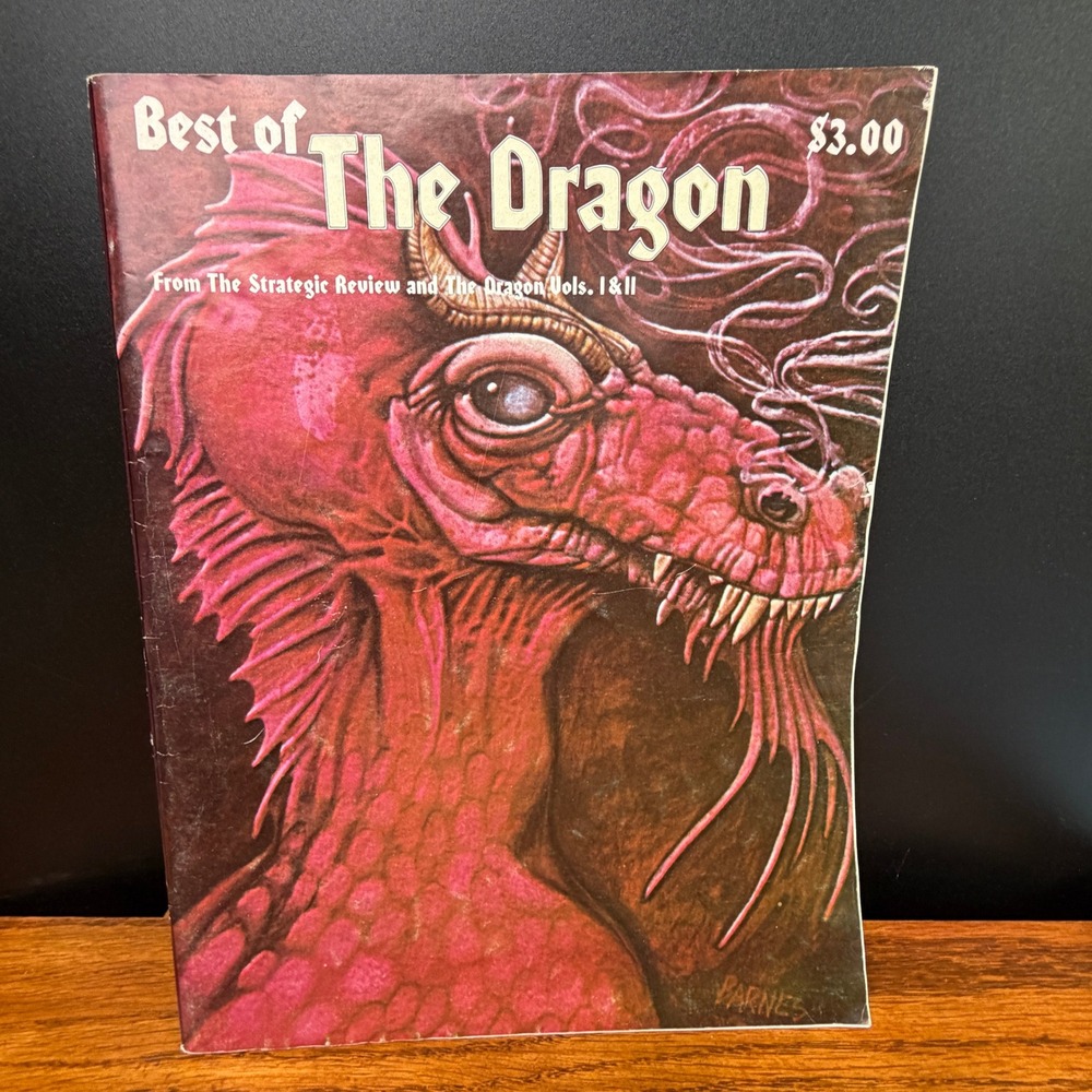 Vintage TSR Best of The Dragon Vol 1 1979 Dungeons & Dragons Collectors Edition